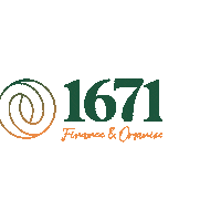 1671finance logo finance organize rondje Sticker