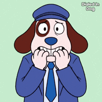Scared Dog GIF by VeeFriends