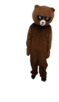 Tired Bear Sticker by Ositos Con Alcohol
