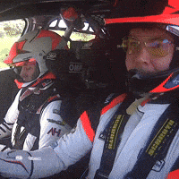 Driving Teemu Suninen GIF by FIA European Rally Championship