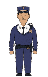 police mexican Sticker by Juan Billy