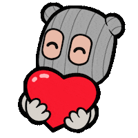 Heart Love Sticker by a KID called BEAST