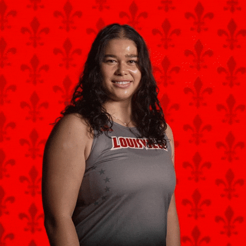 Track Field Go Cards GIF by Louisville Cardinals