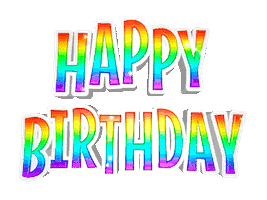 Happy Birthday Party Sticker by Omer Studios