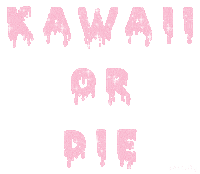 kawaii pink Sticker