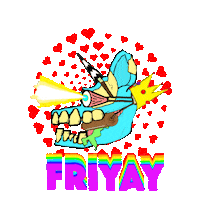 Friday Weekend Sticker