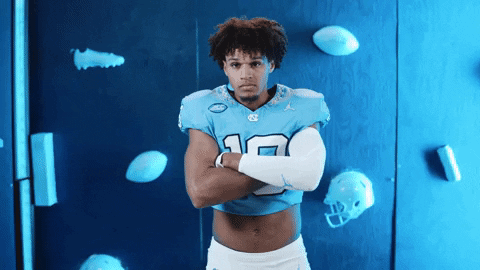 North Carolina Football GIF by UNC Tar Heels