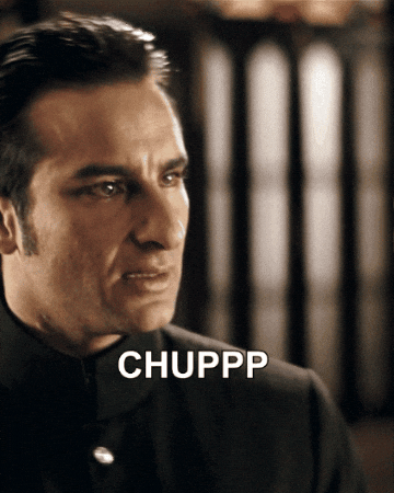 VinodChopraFilms giphygifmaker yes no what GIF
