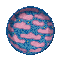 GoldenLemonGoblin sky clouds van gogh posca Sticker