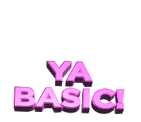 Ya Basic Sticker by The Good Place