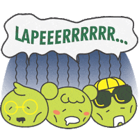 Hungry Lapar Sticker by SOYJOYID