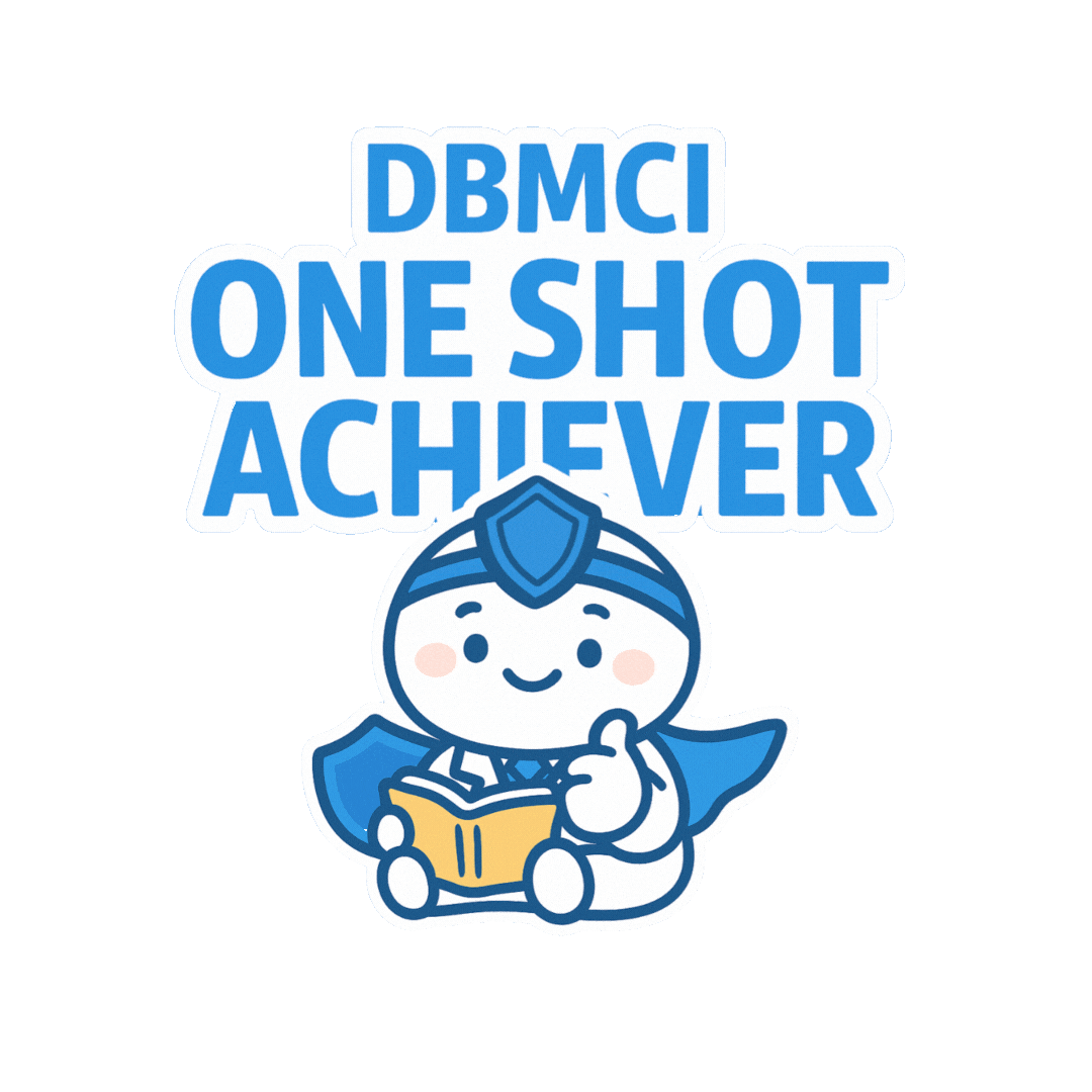 Dbmci_One giphyupload oneshot neetpg neetpg2025 Sticker