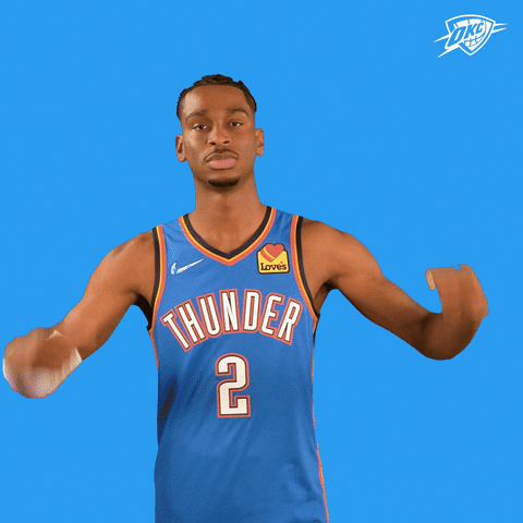 Oklahoma City Flex GIF by OKC Thunder