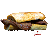 Steak Sandwich Restaurant Sticker by Meating Steakhouse