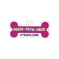 TravelCobb dog happy dog bandana dog cobb Sticker