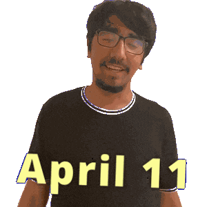 April 11 Sticker