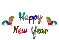 Happy New Year H Sticker