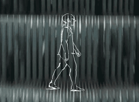Joy8 giphyupload animation walking walk GIF