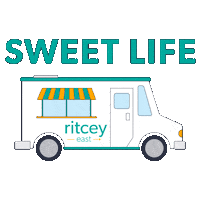 ritceyeast retro restaurant foodie r Sticker