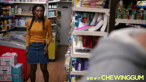 michaela coel netflix GIF by Chewing Gum Gifs