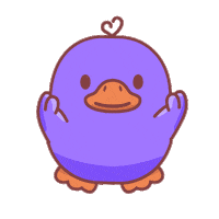 Happy I Love You Sticker by FOMO Duck
