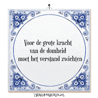Nl Wijsheid Sticker by Tegelspreuken.nl