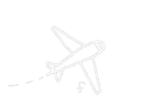 Fly Plane Sticker