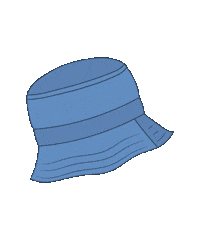 sandiegohat bucket bucket hat san diego hat sdhc Sticker