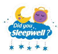 OfficialSleepwell star time good morning sleep Sticker