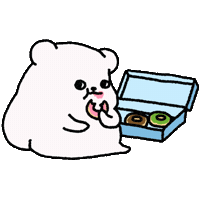 Hungry Bear Sticker