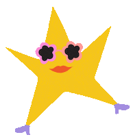 jenniferheal kawaii retro star stars Sticker