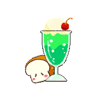 Glitter Bread Sticker by HIKI