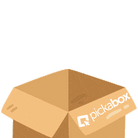 pickabox_me delivery box shipping pickabox Sticker
