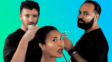 Look Drinking GIF by GIPHY IRL