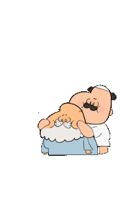 batoulalomari dad father cheeks كيوت Sticker