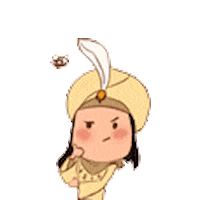timeprincesses thinking tp timeprincess magic lamp Sticker