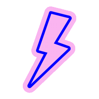 Blitz Sticker by dreierlei.ch