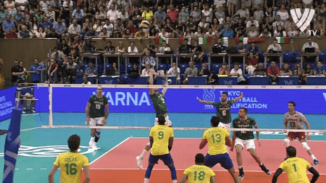 Power Smash GIF by Volleyball World
