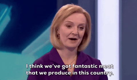Liz Truss Meat GIF by GIPHY News