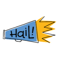 umstudentlife michigan um hail megaphone Sticker