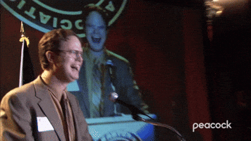 Dwight Laughs Maniacally 