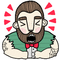 BahKadisch angry mad strong hulk Sticker