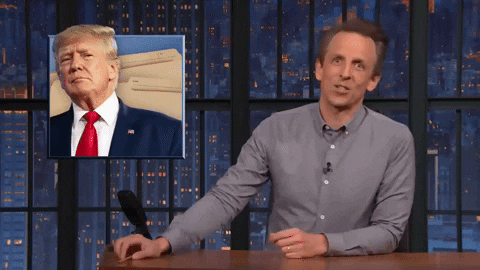 ronadicker giphygifmaker seth meyers GIF