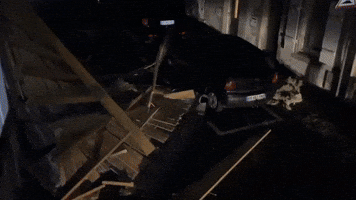 Roof Collapses in Vannes Due to Storm Ciaran