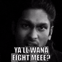 Challenge Confront GIF by Ashwin Gane