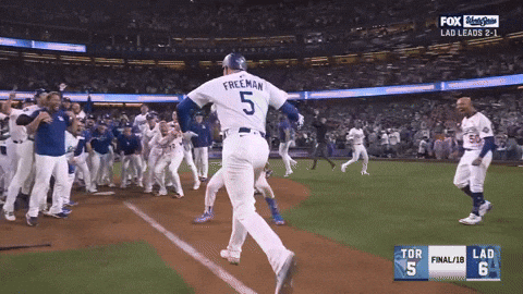 Celebrate Home Run GIF by MLB