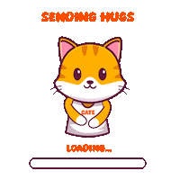 Love You Hugs Sticker by CATECOIN