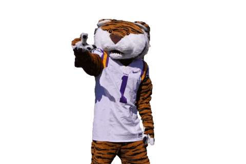 Go Tigers Dance Sticker by Louisiana State University
