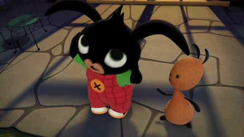 bingbunny scared panic GIF by Bing Bunny
