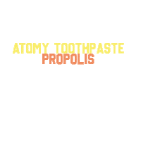 Toothpaste Propolis Sticker by Atomy
